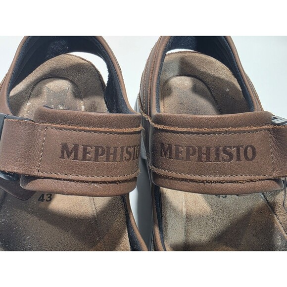 Men’s Mephisto Shark Fit Trekking Sandals Size 43 US 9.5-10 Brown Leather Lined main image 10